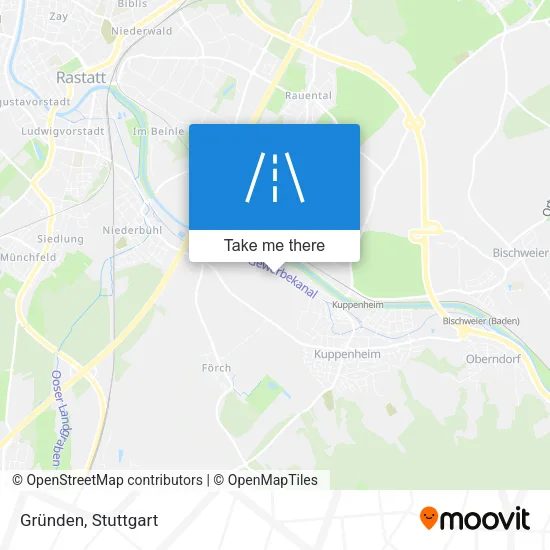Gründen map