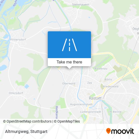 Карта Altmurgweg