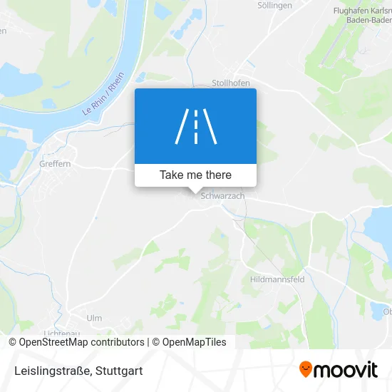Карта Leislingstraße
