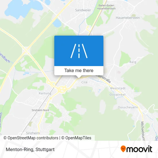 Карта Menton-Ring