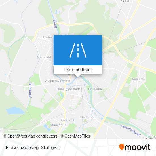 Flößerbachweg map