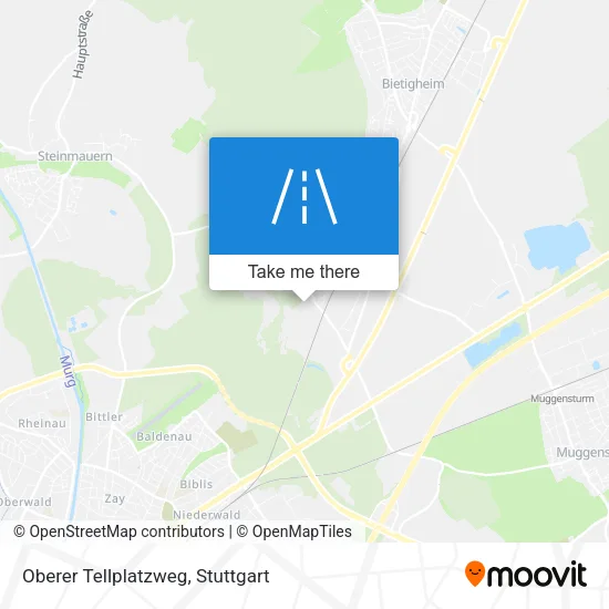 Карта Oberer Tellplatzweg