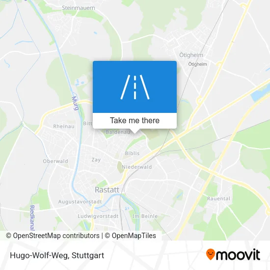 Карта Hugo-Wolf-Weg