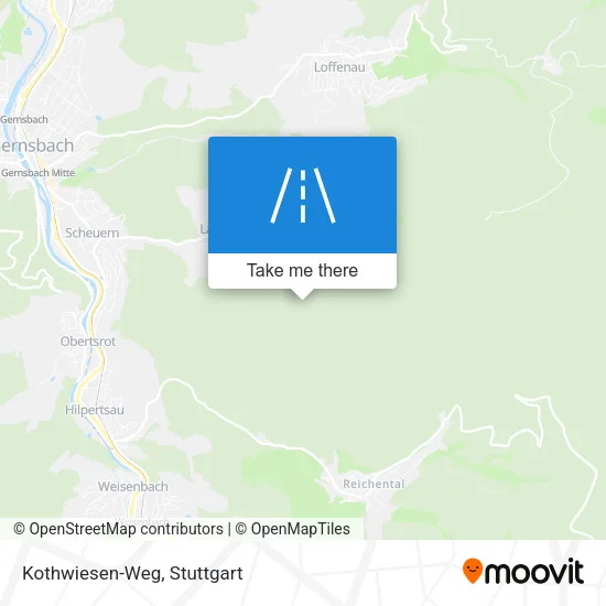 Карта Kothwiesen-Weg