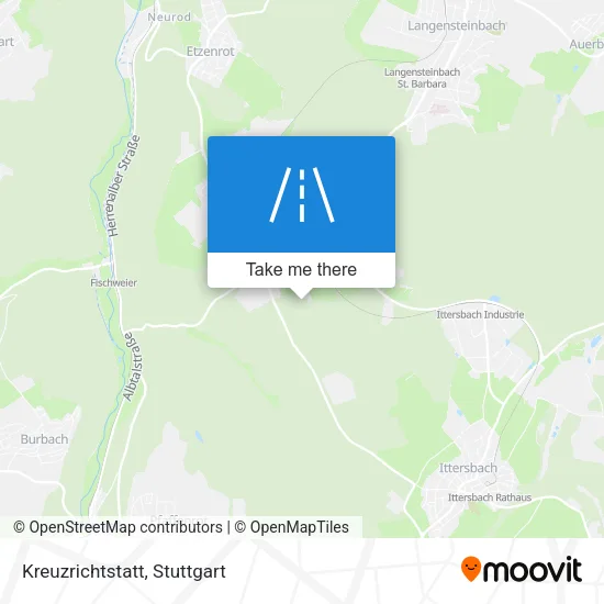 Карта Kreuzrichtstatt