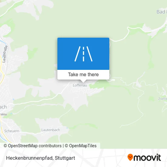 Карта Heckenbrunnenpfad