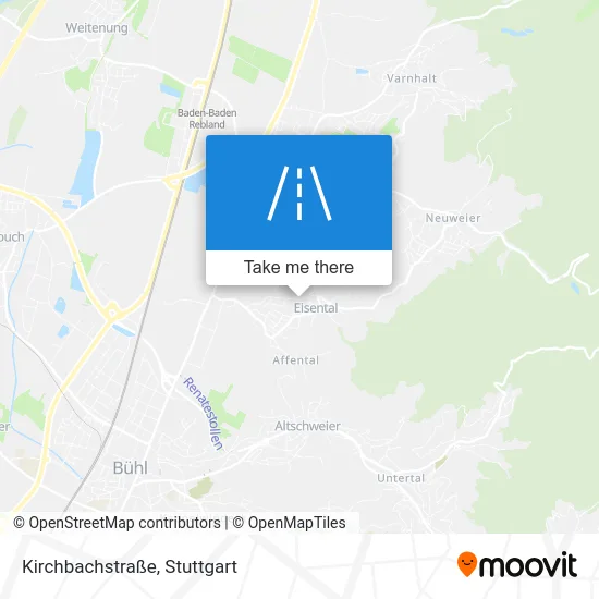 Карта Kirchbachstraße