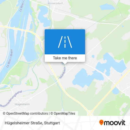 Карта Hügelsheimer Straße