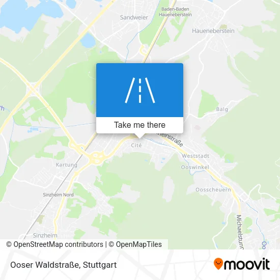 Карта Ooser Waldstraße