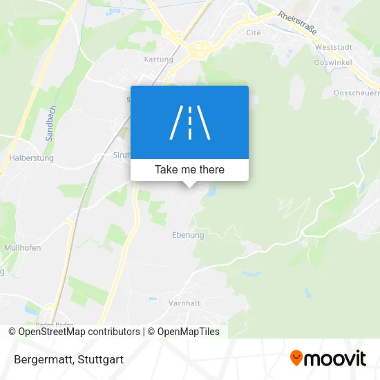 Карта Bergermatt