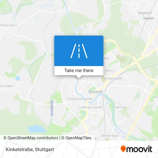 Карта Kinkelstraße