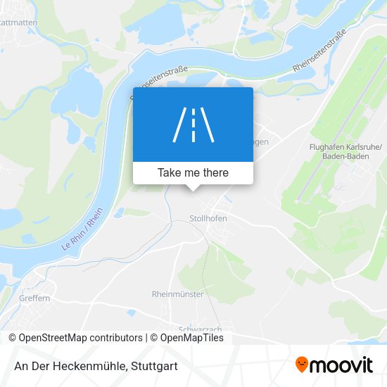 An Der Heckenmühle map