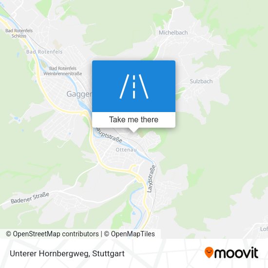 Unterer Hornbergweg map