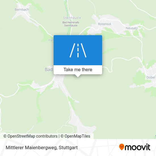 Mittlerer Maienbergweg map