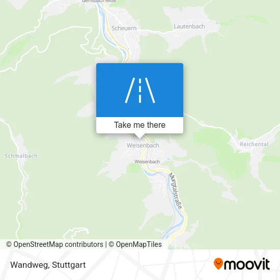 Карта Wandweg