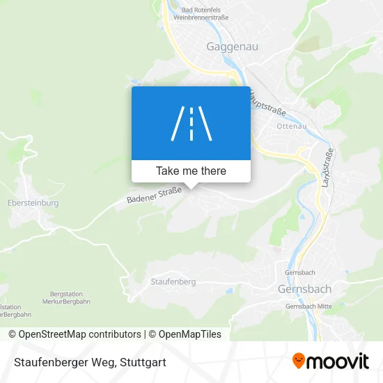 Карта Staufenberger Weg