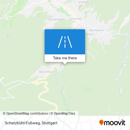 Schatzbühl-Fußweg map