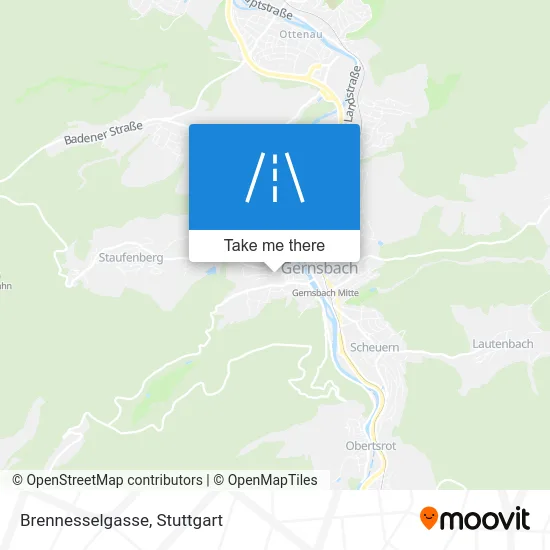 Карта Brennesselgasse