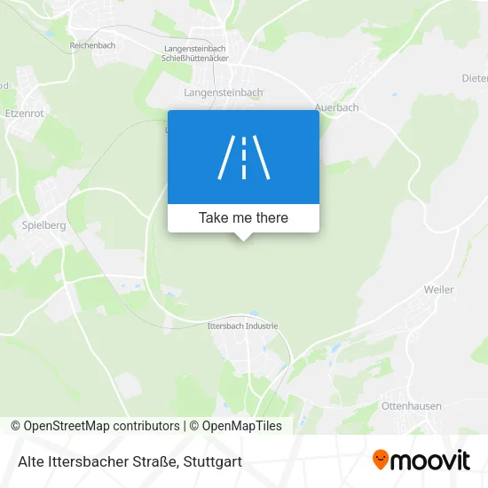 Карта Alte Ittersbacher Straße