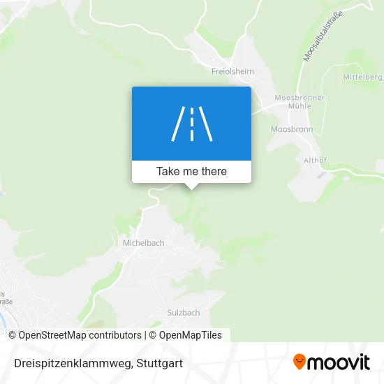 Карта Dreispitzenklammweg