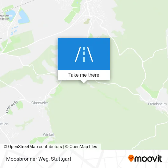 Карта Moosbronner Weg