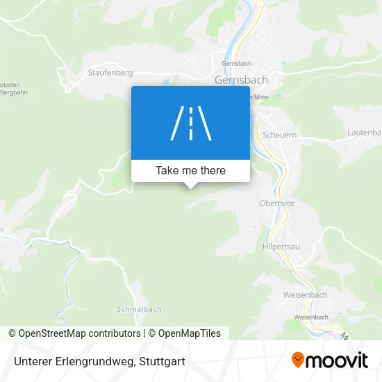 Карта Unterer Erlengrundweg