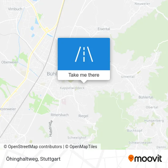 Карта Öhinghaltweg