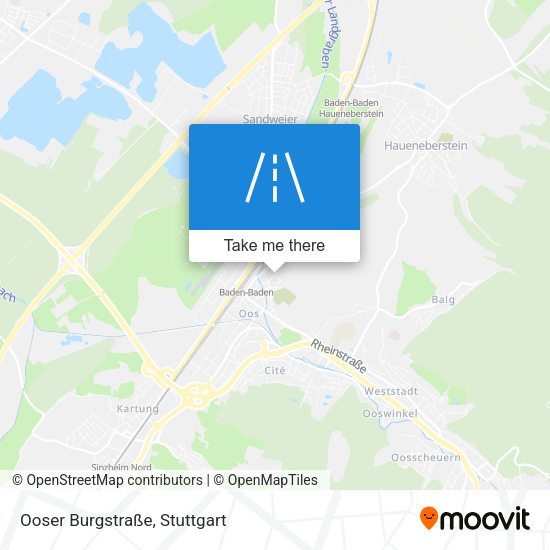 Ooser Burgstraße map