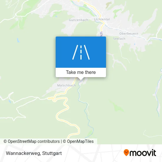 Карта Wannackerweg