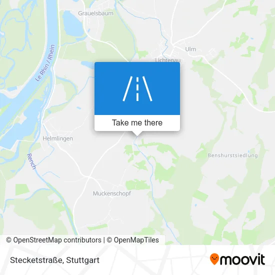 Карта Stecketstraße