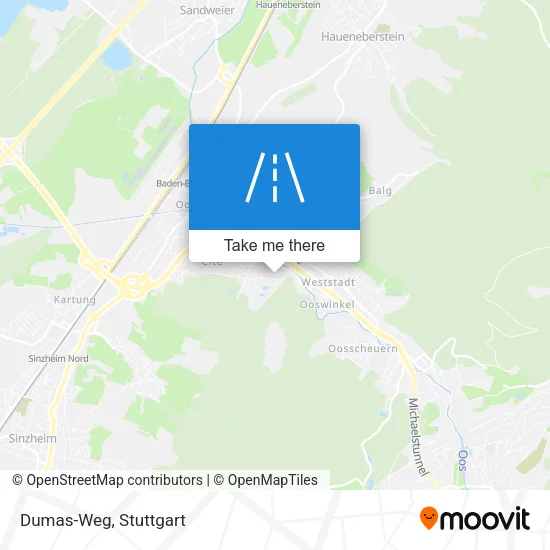 Карта Dumas-Weg