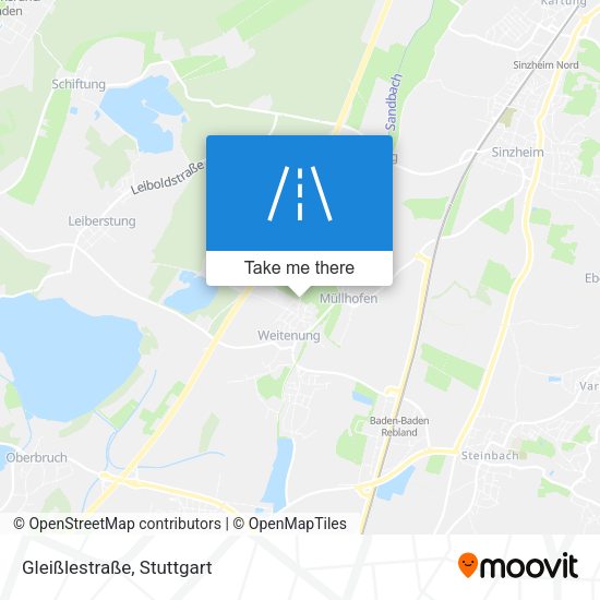 Gleißlestraße map