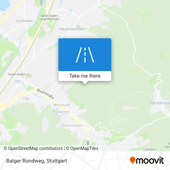 Карта Balger Rundweg
