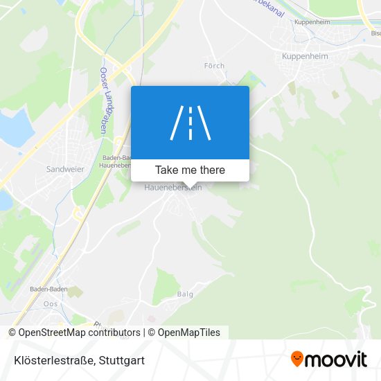 Klösterlestraße map