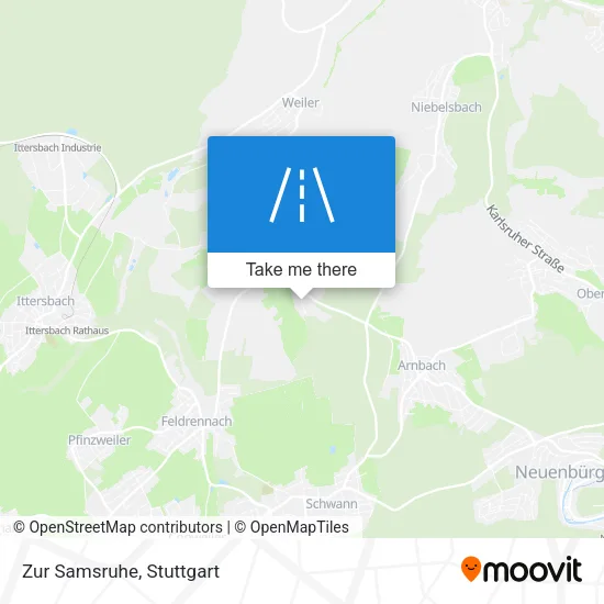 Карта Zur Samsruhe