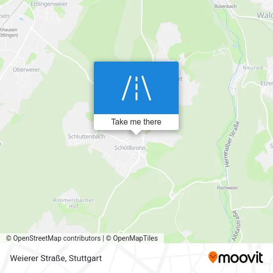 Карта Weierer Straße