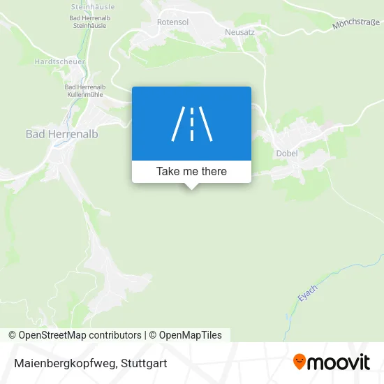 Maienbergkopfweg map