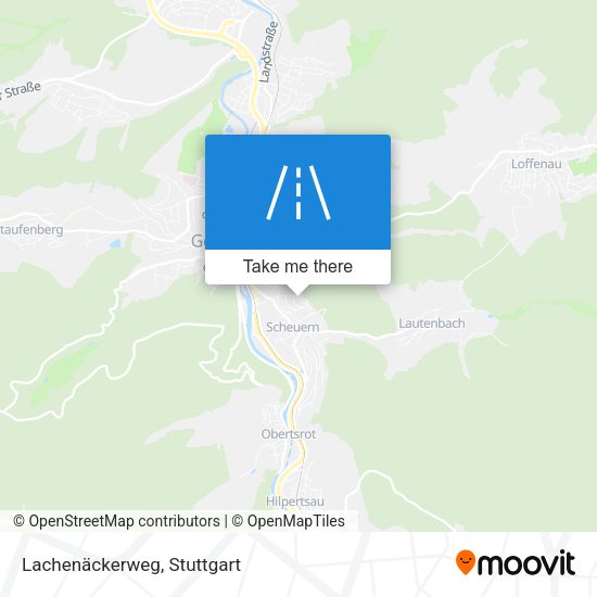 Lachenäckerweg map