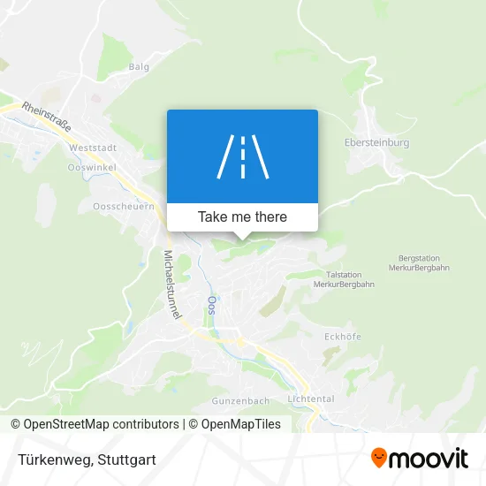 Карта Türkenweg