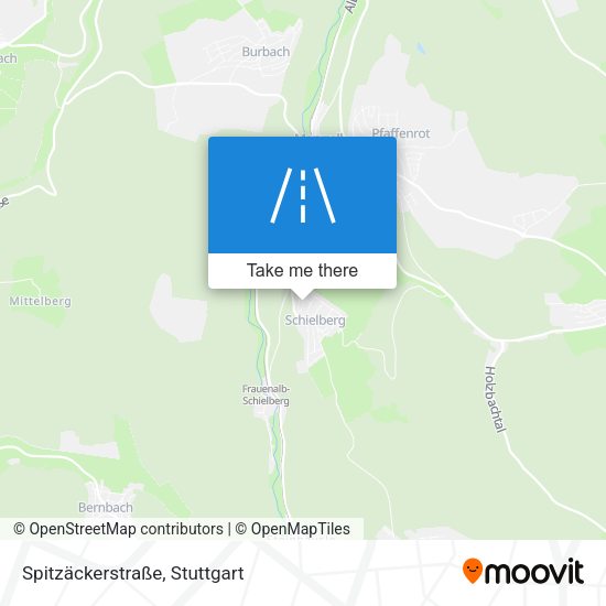Spitzäckerstraße map