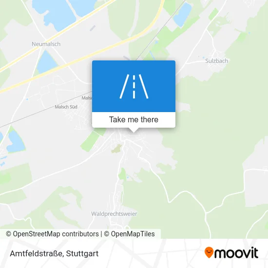 Карта Amtfeldstraße