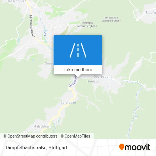 Карта Dimpfelbachstraße