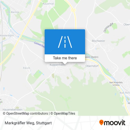 Markgräfler Weg map