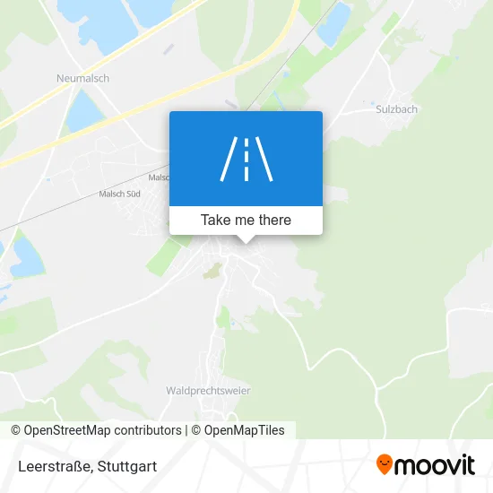 Карта Leerstraße