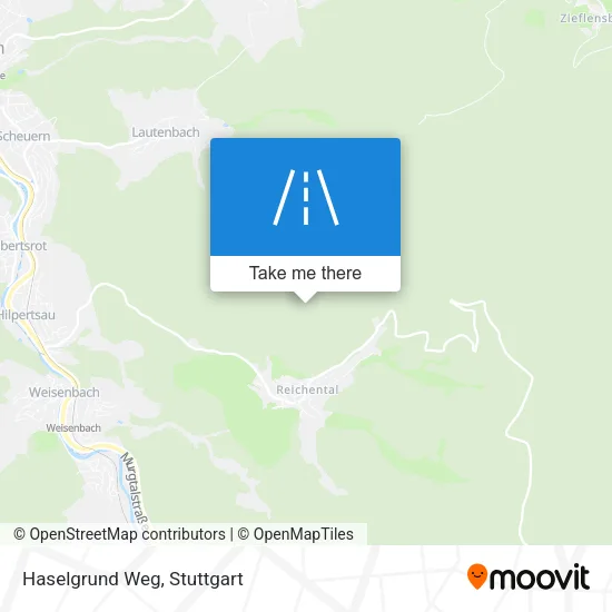 Карта Haselgrund Weg