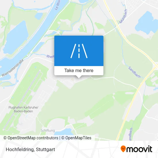 Карта Hochfeldring