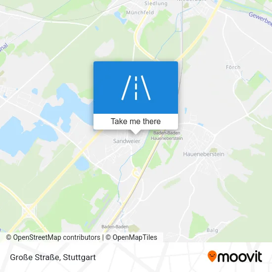 Große Straße map