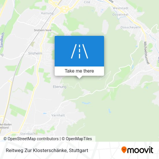 Reitweg Zur Klosterschänke map
