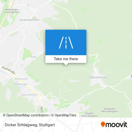 Карта Dicker Schlagweg