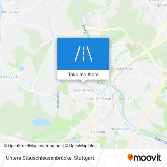 Карта Untere Stauschleusenbrücke